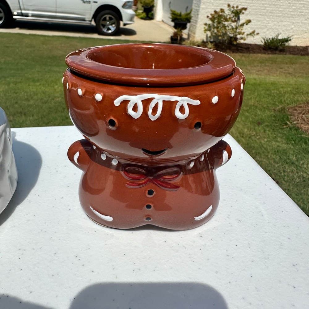 Pink Zebra Gingerbread Man Burner